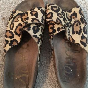 Sam Edelman leopard sandals